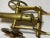 Rare Antique Early 20th Century Gilt Brass Machinist Mini Scale Cannon Model For Sale - Image 10 of 13