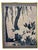 Metal Late 20th Century Chinoiserie Floral and Willow Artwork in Black and Gold-Tone Frame For Sale - Image 7 of 9