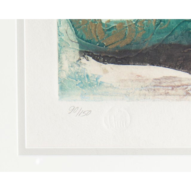 “Oratorio” Abstract Etching by Nissan Engel For Sale In Indianapolis - Image 6 of 9