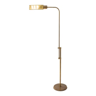 1960s Brass Pharmacy Floor Lamp For Sale