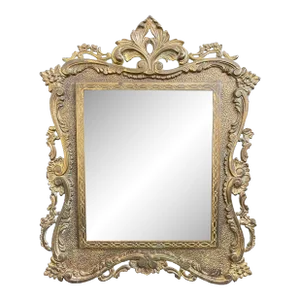 Antique Victorian Gold Gilt Cast Iron Picture Frame