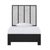 Liam Platform Bed Twin Extra Long - Black For Sale - Image 12 of 12