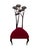 Oxblood Red Christopher Guy Le Jardin Carved Floral Mahogany Dining Chairs, Set of 4 For Sale - Image 8 of 18