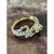 Brass Vintage Rhinestone & Black Enamel Leopard Bracelet For Sale - Image 8 of 12