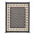Contemporary Navajo Style Geometric Wool Area Rug – Optical Cubes in Charcoa For Sale