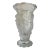 Vintage Desna Czech Republic Crystal Nude Figures Vase For Sale