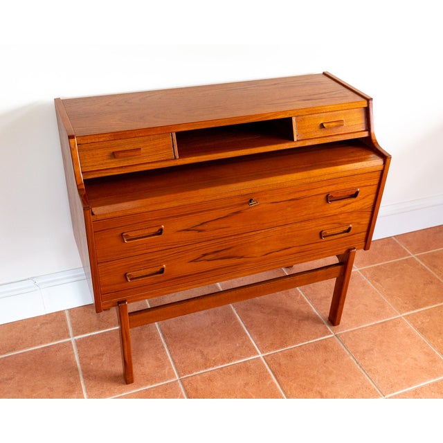 Mid-Century Danish Bureau Desk by Arne Wahl Iversen, 1960s For Sale - Image 18 of 18