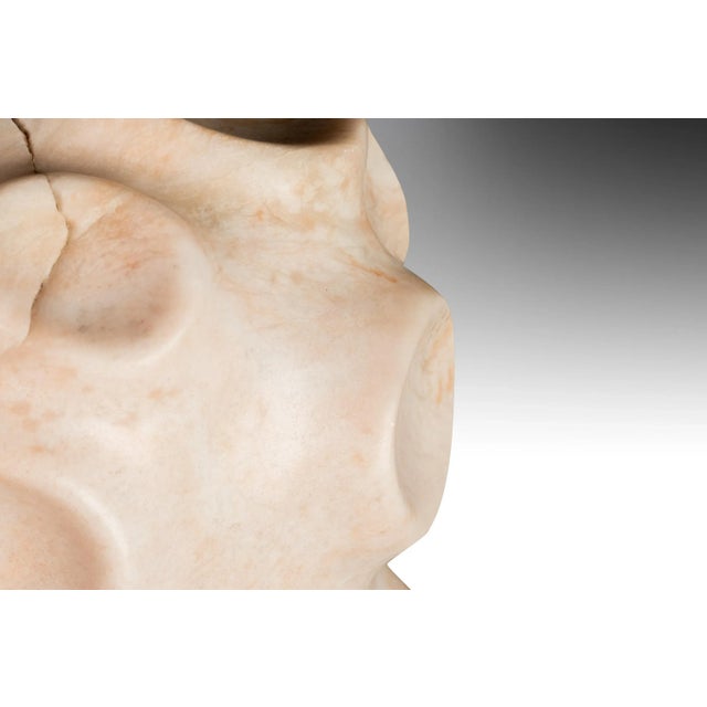 Modern Abstract Sculpture in Solid Alabaster 'Tenticle' by Mark Leblanc, 1/8 For Sale - Image 9 of 13