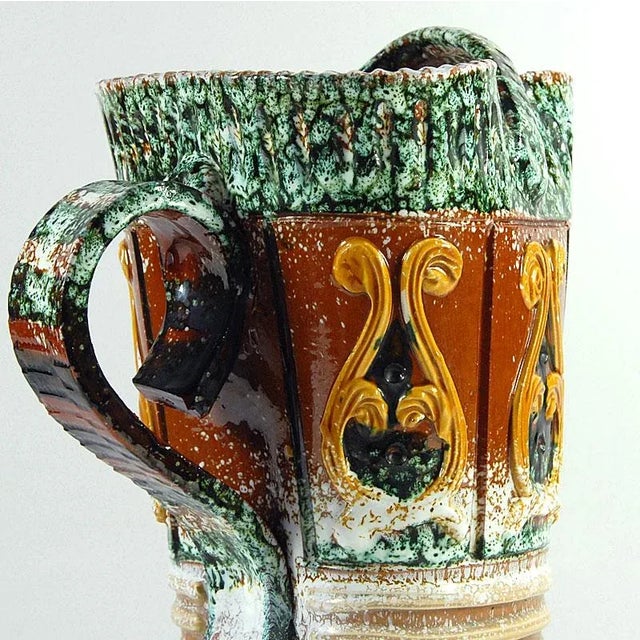 Large Vintage Italian Vase in Ceramic, 1960s For Sale - Image 6 of 11