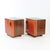 1960s Vintage Bedside Tables with Black Glass, Czechoslovakia, 1960s, Set of 2 For Sale - Image 5 of 9