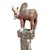 Wood Antique Old Madagascar Property Post Sculpture For Sale - Image 7 of 9