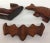 Wood Miniature Wood Animals - Set of 3 For Sale - Image 7 of 11
