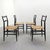 Mod. 646 Dining Chairs in Black Ash and Straw by Gio Ponti for Cassina, 1952, Set of 4 For Sale - Image 6 of 18