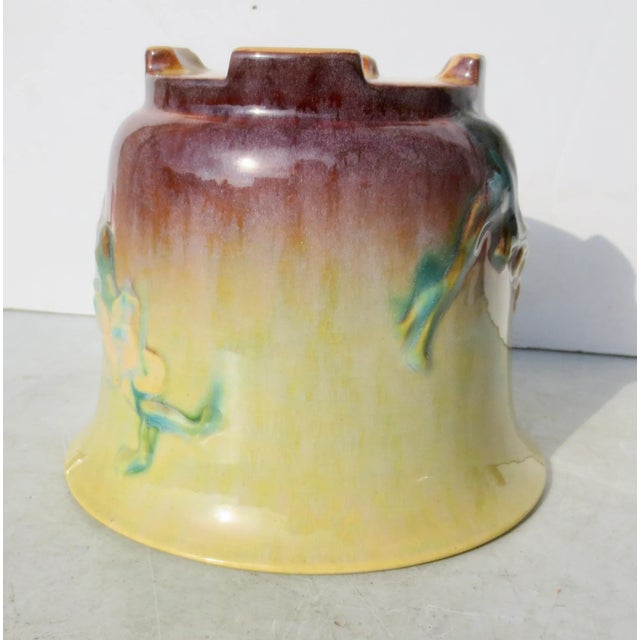Ceramic Roseville Art Deco Planter Circa 1930s' For Sale - Image 7 of 10