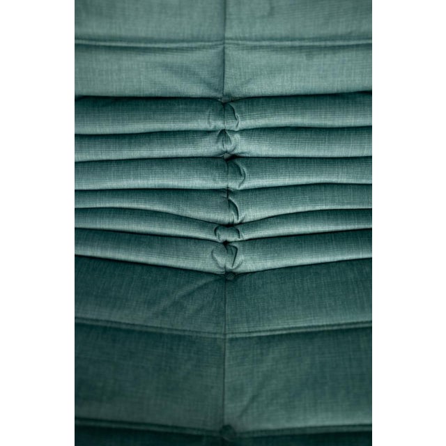 Togo Lounge Chair and Mint Velvet by Michel Ducaroy for Ligne Roset, 1973, Set of 2 For Sale - Image 13 of 18