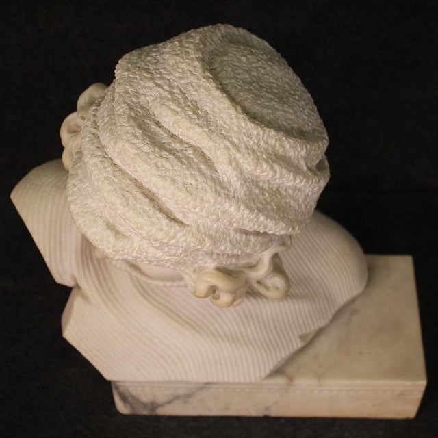 Italian Artist, Figurative Sculpture, 1930, Marble For Sale - Image 10 of 13