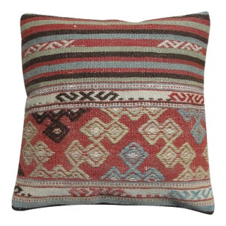 Vintage Kilim Pillow Cushion Cover Case For Sale