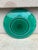 19th Century Green Majolica Orchid Plate Saint Clement For Sale - Image 4 of 4