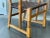 Wood Vintage Mid-Century Ranch Oak Leather Strapped Arm Chairs - A Pair For Sale - Image 7 of 11