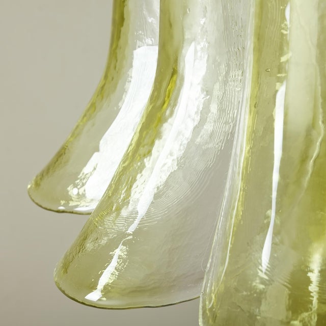 Metal Brass and Murano Glass Chandelier from La Murrina, 1970s For Sale - Image 7 of 15