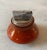 Vintage Ceramic Pottery Table Lighter With Red Orange Glaze For Sale In Austin - Image 6 of 9