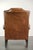 Chesterfield Cowhide Wing Armchair In Light Brown For Sale - Image 11 of 13