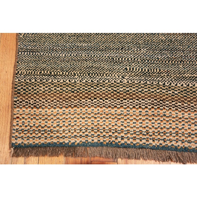Textile Nazmiyal Collection Vintage Persian Gabbeh Rug 2 Ft 10 in X 5 Ft 9 In For Sale - Image 7 of 8