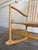 In Style of Hans Wegner FDB Møbler Beechwood High Back Rocking Chair Danish Mid-Century Modern 1960s For Sale In Los Angeles - Image 6 of 10