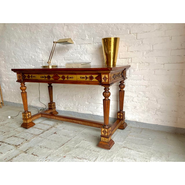 Neo-Renaissance Italian Desk, 1930s For Sale - Image 18 of 18