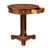 Wood French Circular Side Table, 1990 For Sale - Image 7 of 8