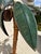 Boho Chic Vintage Pencil Reed Rattan Palm Tree Floor Lamp For Sale - Image 3 of 8