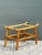Late 20th Century Vintage Pagoda Rattan Low Drinks Table For Sale - Image 5 of 12
