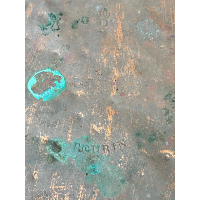 Vintage Brass Copper Metal Wood Large Balance Scales For Sale In New York - Image 6 of 11