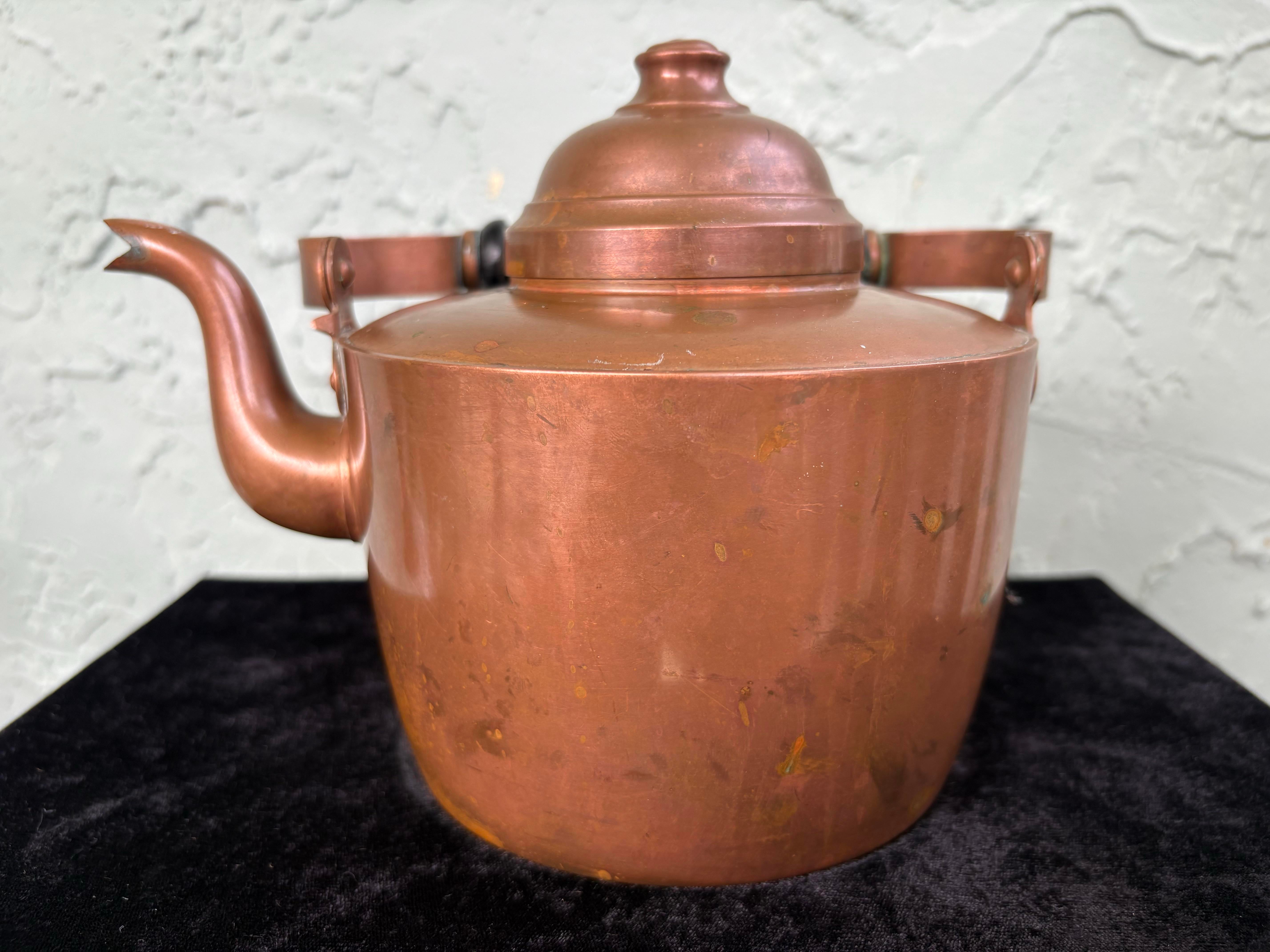 ＊rita_antique＊ページ Vintage Finnish Copper Kettle by Rothberg Oy, Turku – 1.8l, Mid