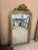 Glass Large Antique French Original Shaped Top Silver Git Mirror, 1800s For Sale - Image 7 of 7