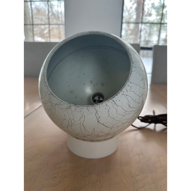 Mid-Century Modern Mid 20th Century Afco Style Spotlight Atomic Dome Globe Eyeball Table Lamp For Sale - Image 3 of 10