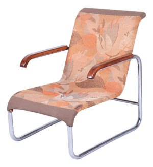 Czech Bauhaus Chrome Armchair by Marcel Breuer for Thonet, 1930s