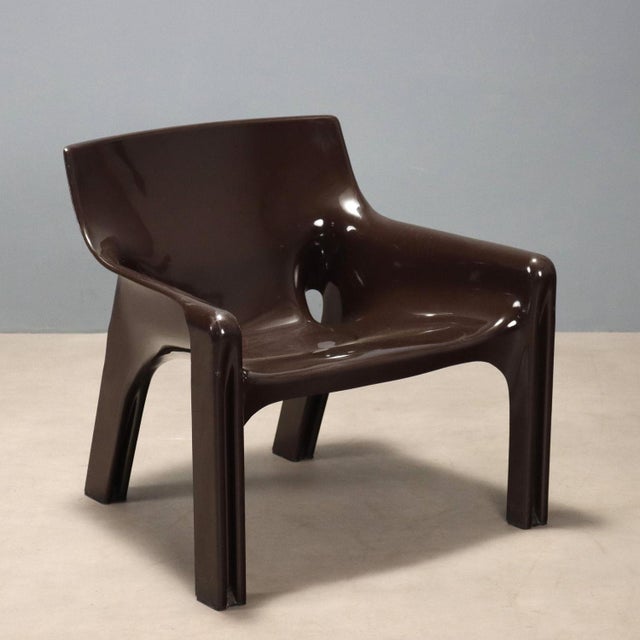 Vicario Armchair in ABS attributed to Vico Magistretti for Artemide, 1960s-1970s For Sale - Image 12 of 12