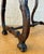 Early 19th Century Baroque Spanish Side Table with Lyre Legs and Marquetry Top For Sale - Image 9 of 18