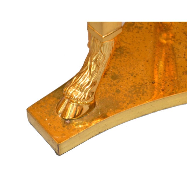 Bronze 1960s Rams Heads and Feet Bronze Pedestal For Sale - Image 8 of 10