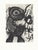 1967 Joan Miró Lithograph 18, "Personnage Et Oiseau" (Person and Bird) For Sale