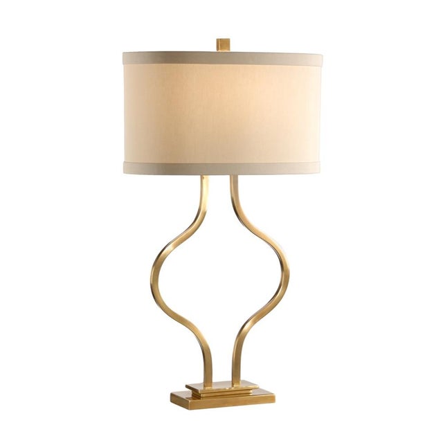 Wildwood Wildwood Brass Bow Table Lamp For Sale - Image 4 of 4