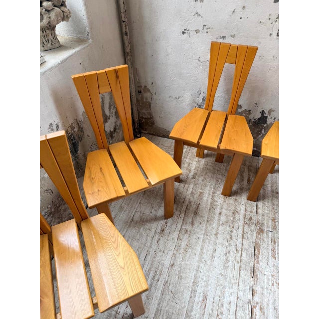 Elm Chairs from Seiltz, 1980s, Set of 6 For Sale - Image 12 of 18