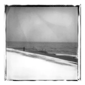 Frozen Beach no.6 -Black and White Landscape Photography, Limited Edition of 20 2022