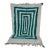 Contemporary Teal Green Wool Moroccan Beni Ourain Rug For Sale