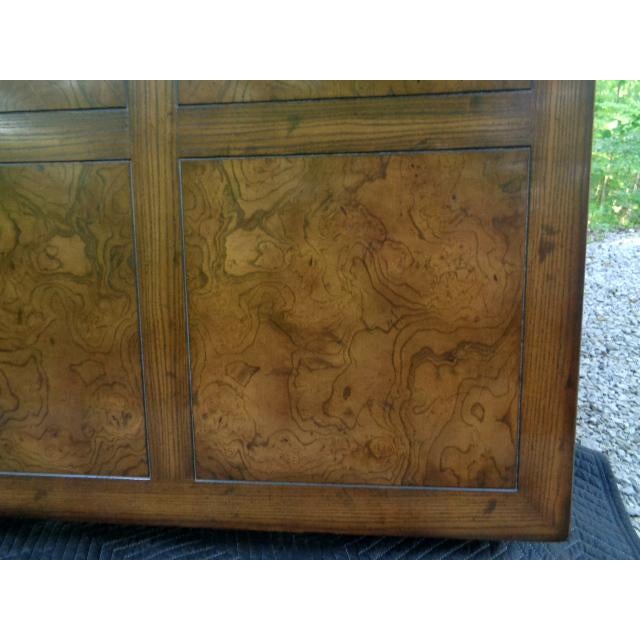 1970s Henredon Artefacts Burl Ming Style Coffee Table Chairish