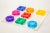 Vintage Haziza Jewel Toned Lucite Tic Tac Toe Set Game, 1970's For Sale - Image 13 of 13