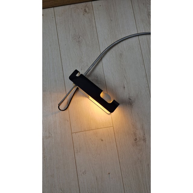 Black Spider Model Wall Lamp by Joe Colombo for Oluce, 1970s For Sale - Image 10 of 13