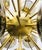 Metal 21st Century Ventiquattro Natural Brass Smoky Bubbles Murano Sputnik Chandelier by Fabio LTD For Sale - Image 7 of 7