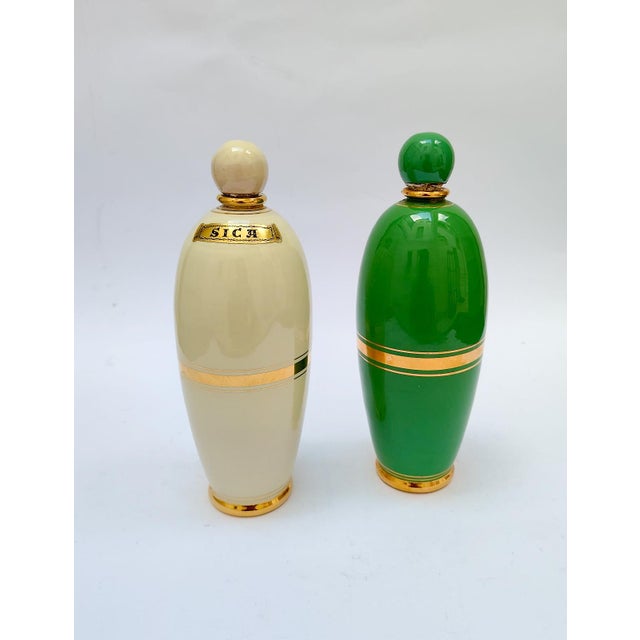 Vintage Ceramic Bottles from Pucci, 1950s, Set of 2 For Sale - Image 10 of 10